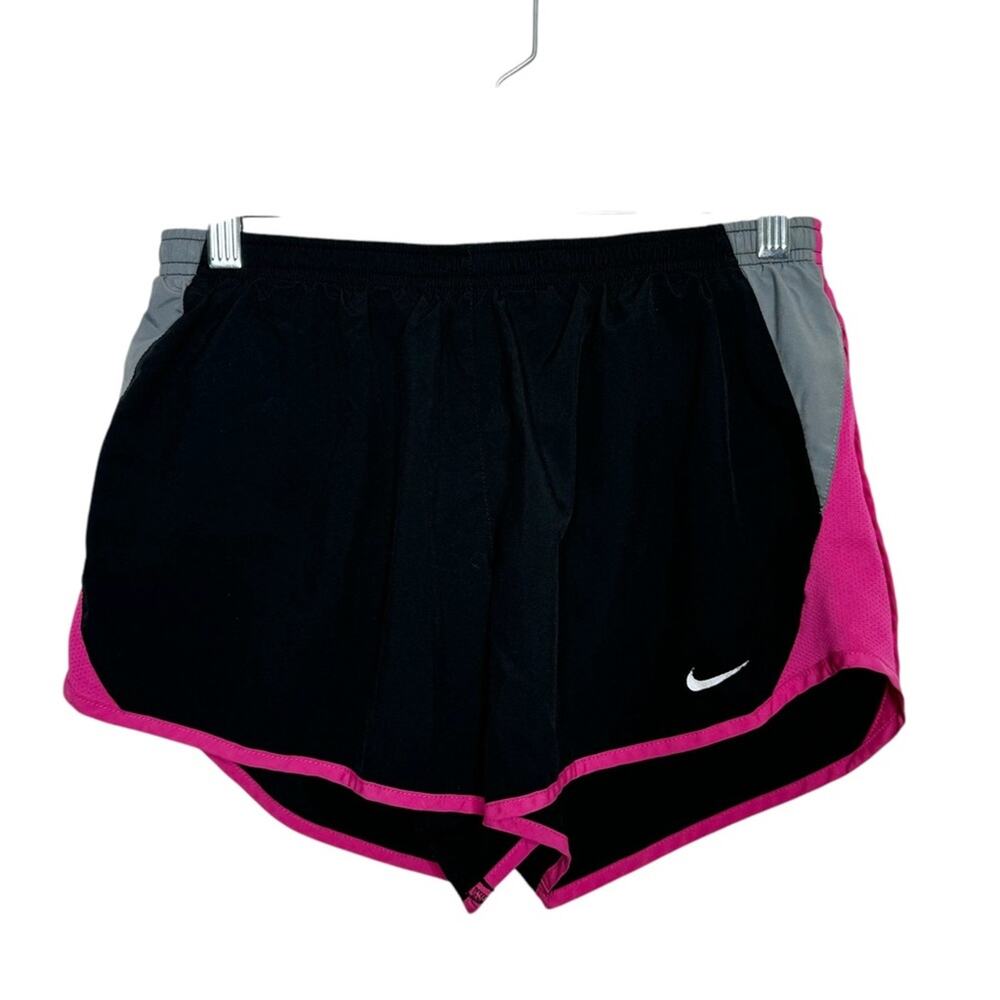 NIKE / Dri-Fit black pink running athletic shorts / M